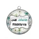 Pendentif Cabochon Argent - une mamie parfaite