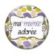 Cabochon Verre - ma mamie adorée