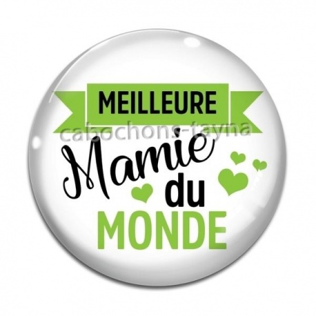 Cabochon Verre - meilleure mamie