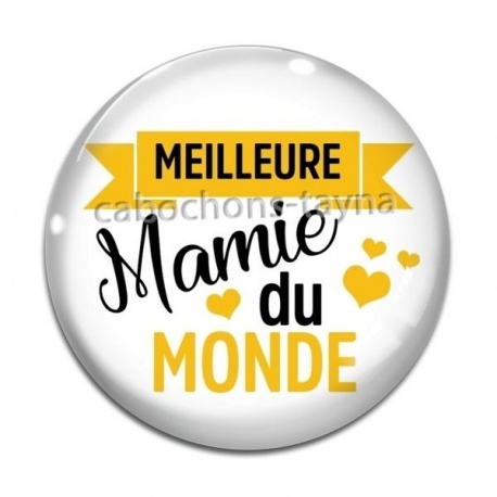 Cabochon Verre - meilleure mamie