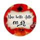 une belle fille en or