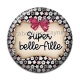 Cabochon Résine - super belle fille