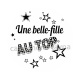 une belle fille au top