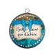 Pendentif Cabochon Argent - belle soeur qui déchire