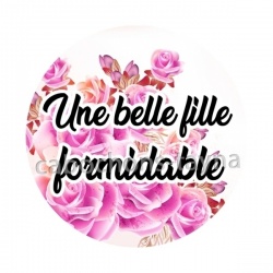 une belle fille formidable
