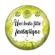Cabochon Résine - une belle fille fantastique