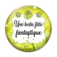 Cabochon Verre - une belle fille fantastique