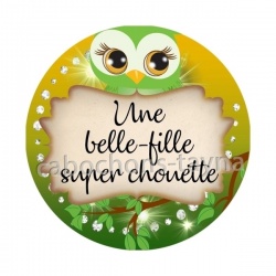 une belle fille super chouette