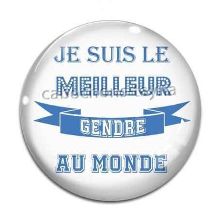 Cabochon Verre - meilleur gendre du monde