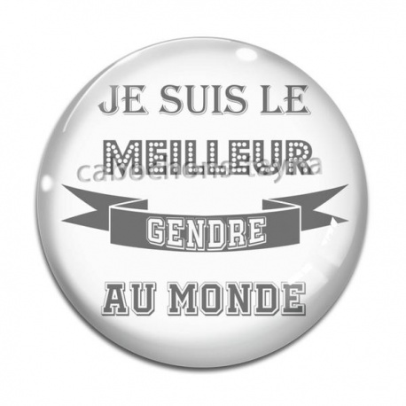 Cabochon Verre - meilleur gendre du monde