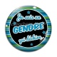 Cabochon Verre - je suis un gendre qui déchire