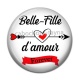 Cabochon Résine - belle fille d'amour forever