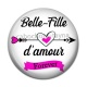 Cabochon Résine - belle fille d'amour forever