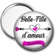 Miroir de poche - belle fille d'amour forever