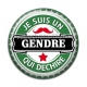 Cabochon Résine - je suis un gendre qui déchire