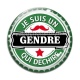 Cabochon Verre - je suis un gendre qui déchire