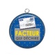 Pendentif Cabochon Argent - facteur qui déchire