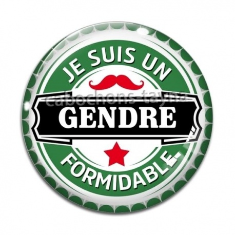 Cabochon Verre - gendre formidable