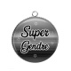 Pendentif Cabochon Argent - super gendre