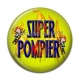 Cabochon Résine - super pompier