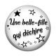 Cabochon Résine - belle fille qui déchire