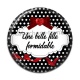 Cabochon Résine - belle fille formidable