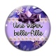 Cabochon Verre - une super belle fille