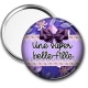 Miroir de poche - une super belle fille