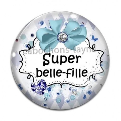 Cabochon Verre - super belle fille