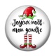 Cabochon Résine - joyeux noël mon gendre