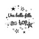 une belle fille au top