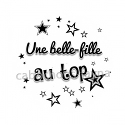 une belle fille au top