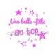 une belle fille au top