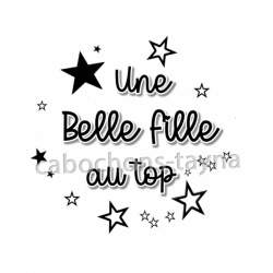 une belle fille au top