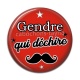 Cabochon Résine - gendre qui déchire