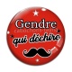 Cabochon Verre - gendre qui déchire