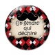 Cabochon Verre - un gendre qui déchire