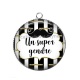 Pendentif Cabochon Argent - un super gendre