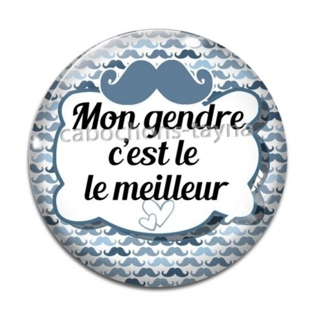 Cabochon Verre - mon gendre c'est le meilleur