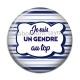 Cabochon Résine - je suis un gendre au top