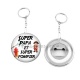 Porte clés décapsuleur - super papa super pompier