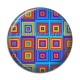 Cabochon Résine - fond carreaux