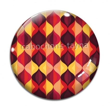 Cabochon Verre - fond abstrait