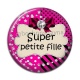 Cabochon Résine - super petite fille