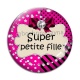 Cabochon Verre - super petite fille