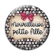 Cabochon Verre - merveilleuse petite fille