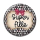 Cabochon Résine - super fille