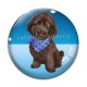 Cabochon Verre - chien