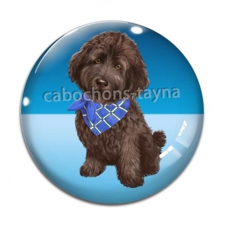 Cabochon Verre - chien