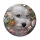 Cabochon Verre - chien